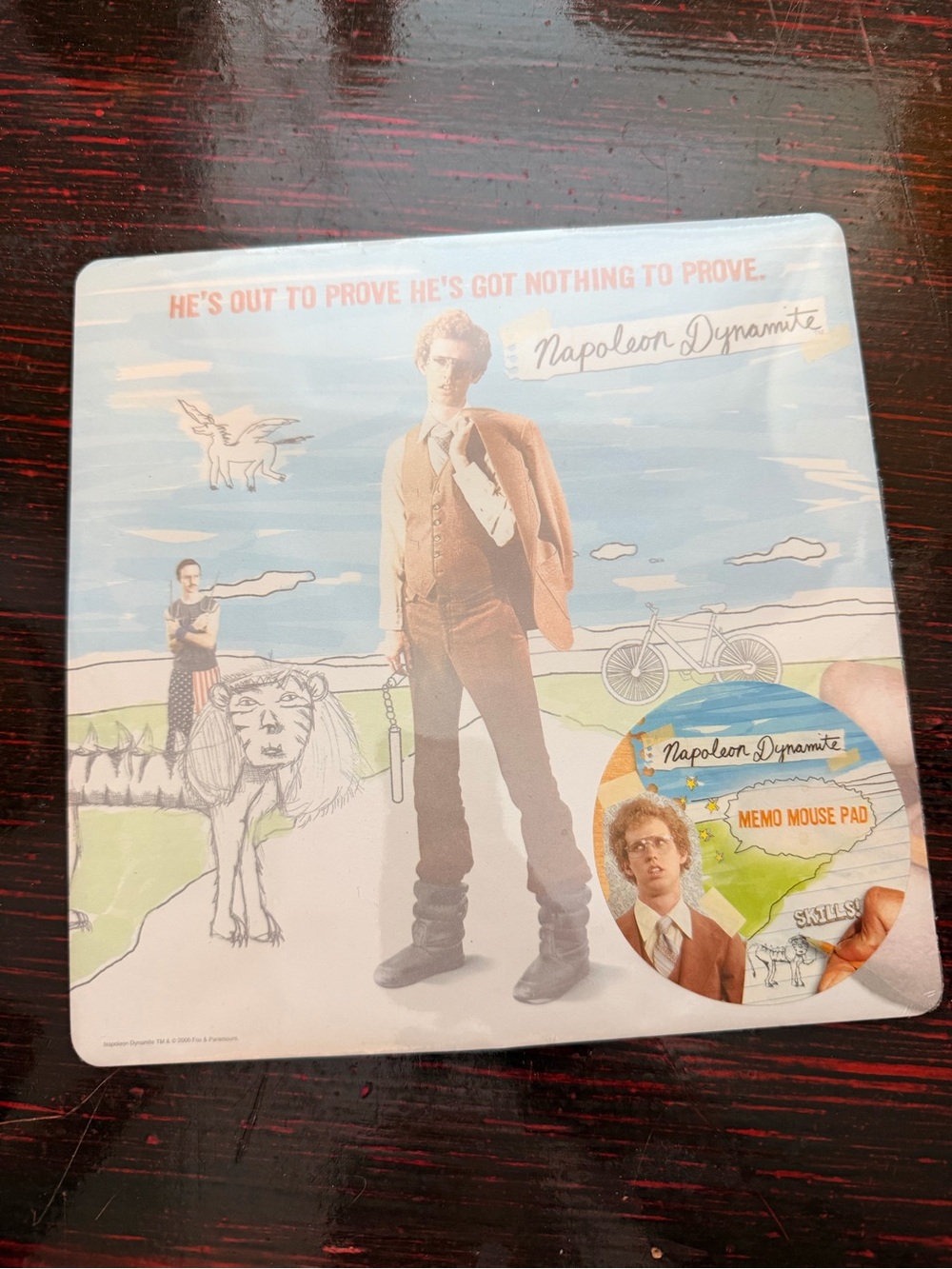 NWT. Sealed Napoleon Dynamite memo mousepad
